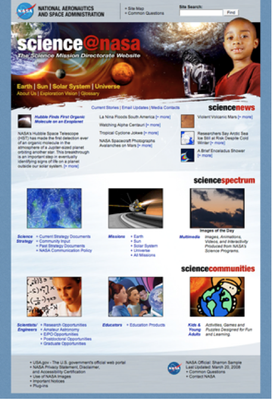 NASA Science 元のページ