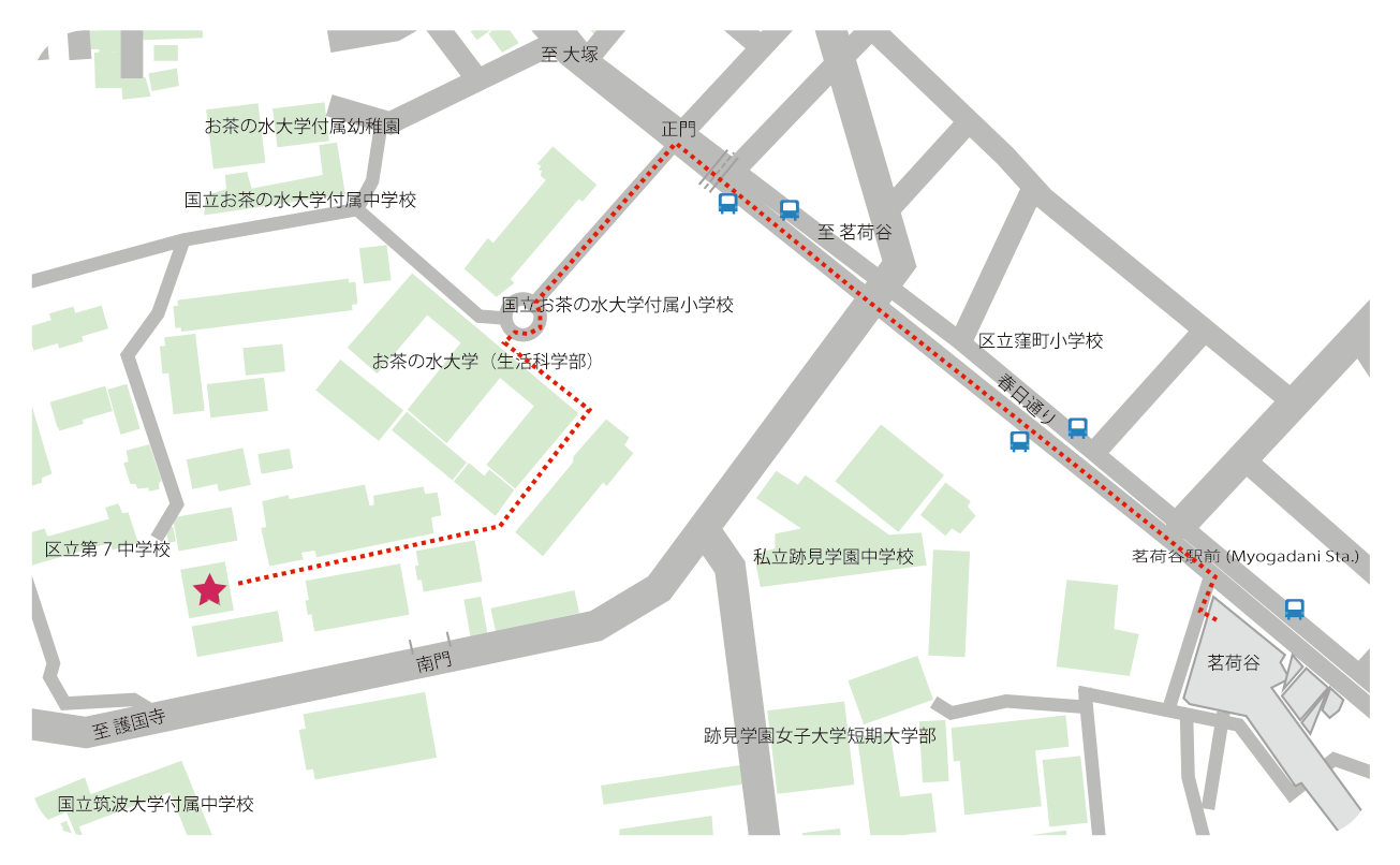 お茶の水女子大学会場地図