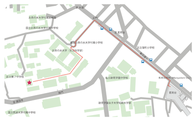お茶の水女子大学会場地図